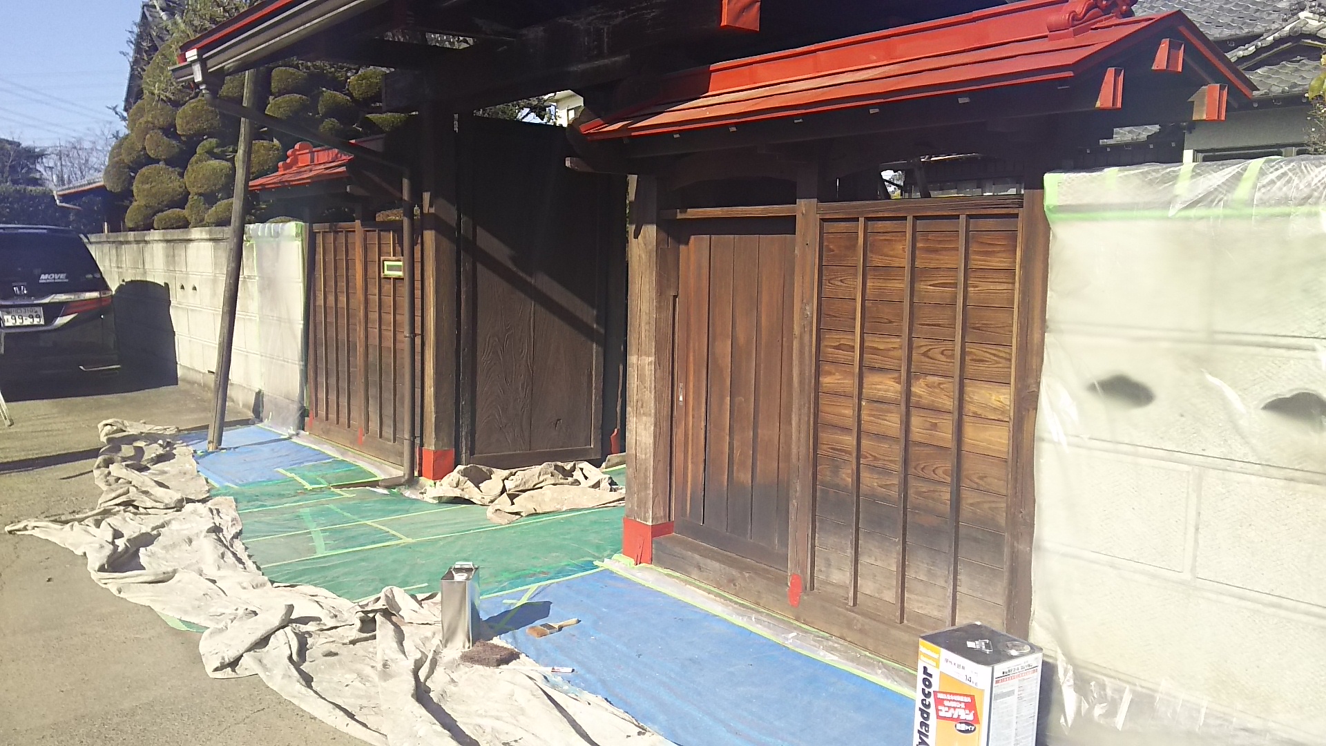 木部塗装・木材保護│埼玉川口で外壁塗装・屋根塗装なら片貝塗装